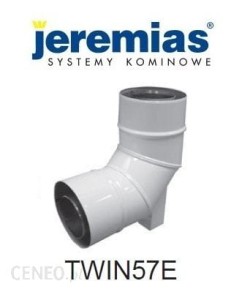 Kolano koncentryczne  z podporą 80/125 87" TWIN 57