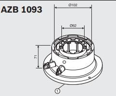 Adapter  60/100 AZB 1093 do kotła  ,GB022, 