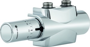 Multilux 4 zestaw z chromowaną głowicą termostatyczną (zawór+obudowa+ chromowana głowica termostatyczna)