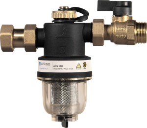 Magnetyczny separator zanieczyszczeń Afriso ADS 110, przyłącza 3/4, Kvs 5,2 m3/h