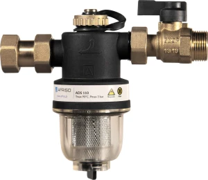 Magnetyczny separator zanieczyszczeń Afriso ADS 110, przyłącza 3/4, Kvs 5,2 m3/h