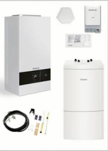 Pakiet- kocioł gazowy kondensacyjny jednofunkcyjny Buderus Logamax Plus GB 122i- 15TH +WU 120W-B+czujnik c.w.u. +RC310 +MX400