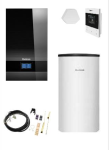 Pakiet-kocioł gazowy kondensacyjny jednofunkcyjny Buderus Logamax plus GB182i.2-25 H +SU160+  czujnik FA +RC220  