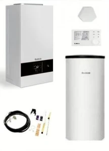 Pakiet- kocioł gazowy kondensacyjny jednofunkcyjny Buderus Logamax Plus GB 122i- 20TH + WU160W-B+ RC 310 +czujnik c.w.u.   