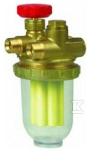 Filtr olejowy dwururowy Z 500 Si, z wkładem plastikowym, 200 l/h 