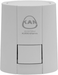 Siłownik Kan-Therm 230V  bezprądowo zamknięty NC+adapter M30