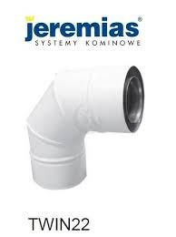 Kolano koncentryczne  80/125 87" TWIN22 